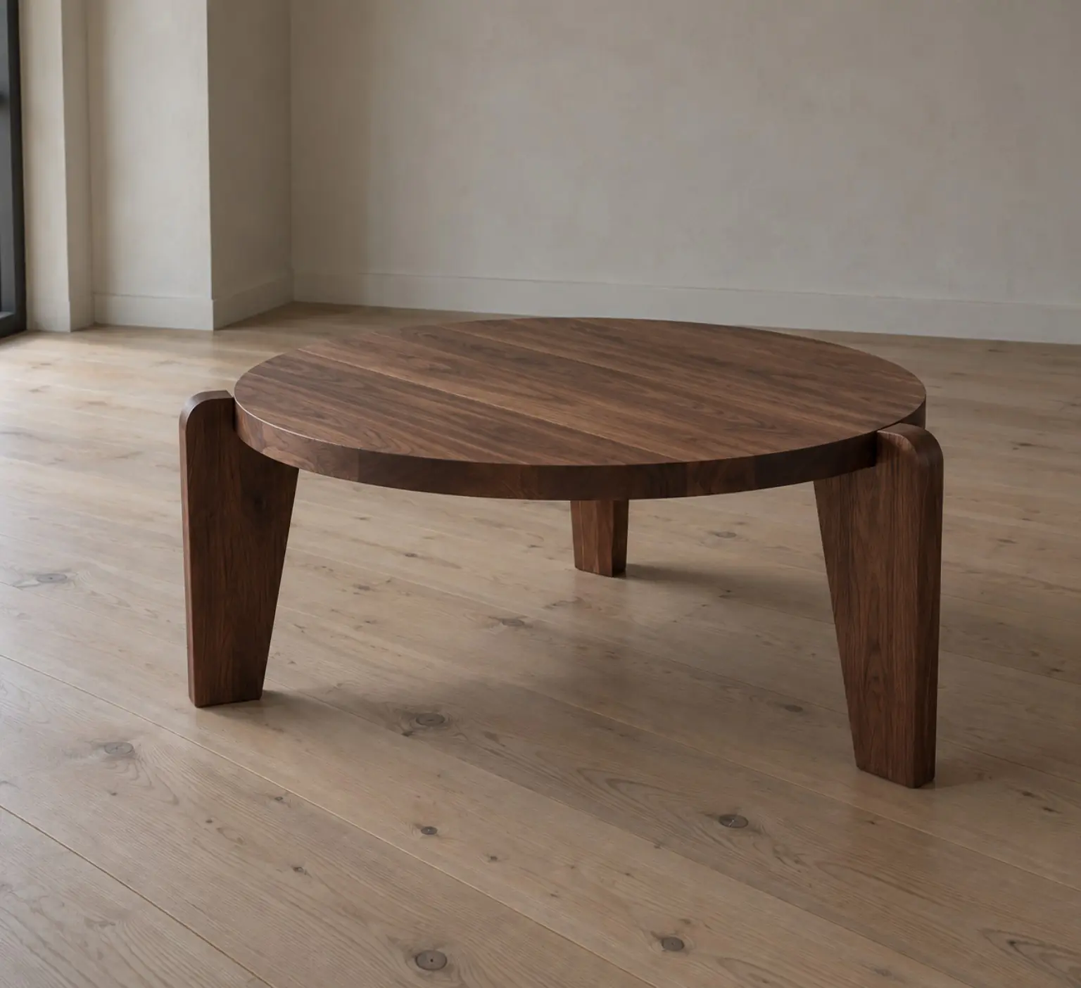 Mesa de centro en nogal americano